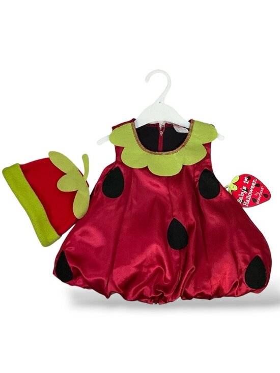 Baby Gear Other - BabyGear Strawberry Halloween Costume Bubble Body Beanie Hat Infant 0-6 months